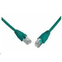 Solarix Patch kabel CAT5E SFTP PVC 2m zelený snag-proof C5E-315GR-2MB