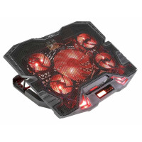 EVOLVEO Ania 5R, chladicí podstavec pro notebook, červené podsvícení