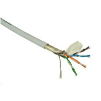 FTP kabel PlanetElite, Cat5E, licna, PVC, Dca, šedý, 305m