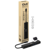 Club3D hub USB-C 3.2 Gen1 7in1 Hub HDMI 4K60Hz, 2x SD card, 2x USB-A, USB-C PD, RJ45