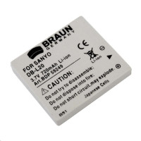 Braun akumulátor SANYO DB-L20, 720mAh