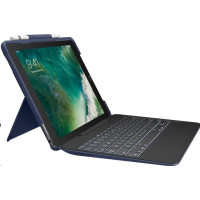 Logitech Pouzdro s klávesnicí SlimCombo for iPad Pro 10.5 inch, UK, Classic Blue