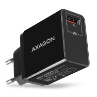 AXAGON ACU-QC19, QC nabíjačka do siete 19W, 1x port USB-A, QC3.0/AFC/FCP/SMART