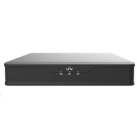 Uniview NVR, 8 kanálov, 8xPoE (max.108W), H.265, 1x HDD (max.6 TB), šírka pásma 64/48 Mb/s, HDMI, VGA, 2xUSB 2.0, zvuk,