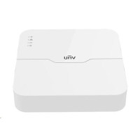 Uniview NVR, 8 kanálov, 8xPoE (max.108W), H.265, 1x HDD (max.6 TB), šírka pásma 64/48 Mb/s, HDMI, VGA, 2xUSB 2.0, zvuk,