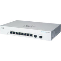 Prepínač Cisco CBS220-8T-E-2G, 8xGbE RJ45, 2xSFP, bez ventilátora