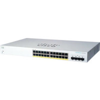 Cisco switch CBS220-24P-4G, 24xGbE RJ45, 4xSFP, PoE+, 195W