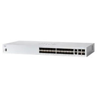 Cisco switch CBS350-24S-4G-EU, 24xGbE SFP, 2xGbE RJ45/SFP, fanless