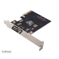 AKASA síťová karta USB 3.2 HOST card, 20Gbps USB 3.2 Gen 2x2 Type-C to PCIe Host Card