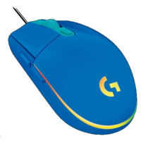 Logitech herní myš Gaming Mouse G203 LIGHTSYNC 2nd Gen, EMEA, USB, blue