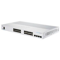 Prepínač Cisco CBS250-24T-4X, 24xGbE RJ45, 4x10GbE SFP+, bez ventilátora - REFRESH