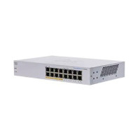 Cisco switch CBS110-16PP-UK, 16xGbE RJ45, fanless, PoE, 64W - REFRESH