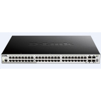D-Link DGS-1510-52XMP 52-portový gigabitový stohovateľný PoE inteligentný riadený prepínač vrátane 4 10G SFP+, 370W PoE