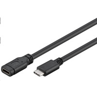 PremiumCord Prodlužovací kabel USB 3.2 generation 2, C/male - C/female, 1m