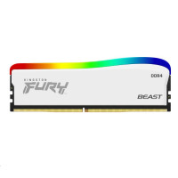 DIMM DDR4 16GB 3600MT/s CL18 KINGSTON FURY Beast White RGB SE