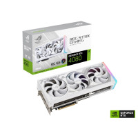 ASUS VGA NVIDIA GeForce ROG Strix RTX 4080 16GB GDDR6X White OC Edition, RTX 4080, 16GB GDDR6X, 3xDP, 2xHDMI