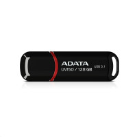 ADATA Flash disk 128GB UV150, USB 3.1 disk Dash Drive (R:90/W:20 MB/s) čierny