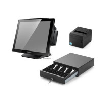 Capture POS In a Box, Swordfish POS system J1900 + Thermal Printer + 330 mm Cash Drawer (with Windows 10 IoT)