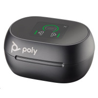 Poly Voyager Free 60+ UC Carbon Black Earbuds +BT700 USB-A Adapter +Touchscreen Charge Case