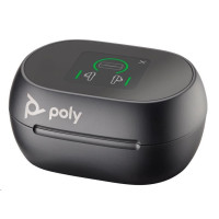 Poly Voyager Free 60+ UC M Carbon Black Earbuds +BT700 USB-C Adapter +Touchscreen Charge Case