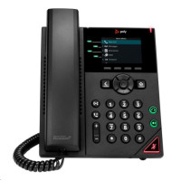 Poly VVX 250 4-Line IP Phone and PoE-enabled