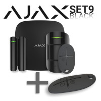 SET 9 - Ajax StarterKit black + Ajax SpaceControl black - ZDARMA