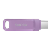 SanDisk Flash Disk 256GB Ultra Dual Drive Go, USB-C 3.2, Fialová