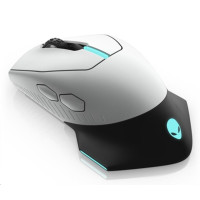 Dell Alienware 610M Wired / Wireless  Gaming Mouse - AW610M (Lunar Light)