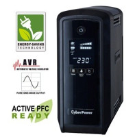 CyberPower PFC SineWare LCD GP UPS 900VA/540W, Schuko zásuvky