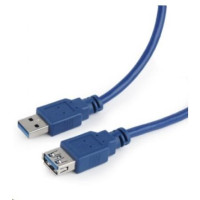 GEMBIRD Kabel USB 3.0 A-A prodlužovací 3m modrý