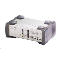 ATEN přepínač KVMP 2-port VGA USB2.0 PS2, audio, 1,2m kabely