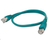 GEMBIRD Patch kabel CAT6 stíněný FTP 0,5m, zelený