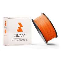 3DW - ABS filament pre 3D tlačiarne, priemer struny 1,75mm, farba oranžová, váha 1kg, teplota tisku 220-250°C