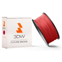 3DW - PLA filament pre 3D tlačiarne, priemer struny 1,75mm, farba červená, váha 1kg, teplota tisku 190-210°C