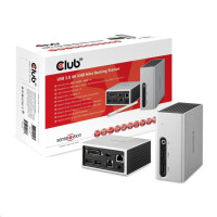 Club3D Mini dokovací stanice USB 3.0 4K30Hz UHD (HDMI/DVI/4x USB 3.1/Ethernet/Audio)
