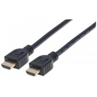 MANHATTAN kabel In-wall CL3 High Speed HDMI s Ethernetem, HEC, ARC, 3D, 4K, stíněný, 8m, Black
