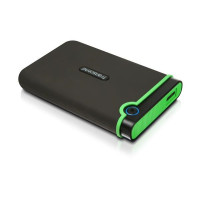 TRANSCEND externí HDD 2,5" USB 3.1 StoreJet 25M3S, 2TB, Black (SATA, Rubber Case, Anti-Shock)
