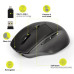 PORT dobíjecí myš s duálním bezdrátovým připojením, BT, 2,4 GHz, USB-A/C, černá #1