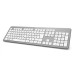 Hama bezdrátová klávesnice KW-700, stříbrná/bílá #0