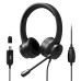 PORT stereo headset s mikrofonem, USB-A/USB-C, černá #6