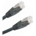 XtendLan patch kábel Cat6, UTP - 0,25m, čierny (predaj po 10 ks)