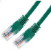 XtendLan patch kábel Cat5E, UTP - 0,25m, zelený (predaj po 10 ks)