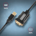 AXAGON ADS-1PSN, USB-A 2.0 - sériový RS-232 DB9-M Prolific adaptér / kábel 1.5m #1