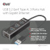 Club3D Rozbočovač, USB-A 3.2 Gen1 na 3x USB 3.1, Gigabit Ethernet #1