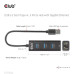 Club3D Rozbočovač, USB-A 3.2 Gen1 na 3x USB 3.1, Gigabit Ethernet #3