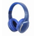 GEMBIRD Sluchátka BTHS-01, mikrofon, Bluetooth, modré #0