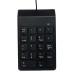 GEMBIRD numerická klávesnice KPD-U-03, USB, černá #0