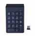 GEMBIRD numerická klávesnice KPD-W-02, bezdrátová 2.4GHz, černá #1