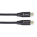 PREMIUMCORD Kabel USB-C M/M, 240W 480Mbps černý bavlněný oplet, 0,5m #1