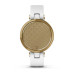 Garmin hodinky Lily® – Classic Edition, Luneta v barvě Light Gold, tělo White, řemínek z italské kůže, EU #1